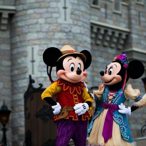 Mickey mouse with Mini mouse